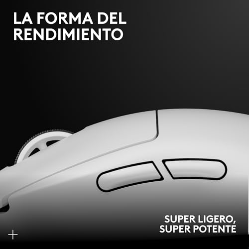 Ratón inalámbrico Logitech G Pro X Superlight 2 blanco de 44k dpi para gaming de alta competición 2