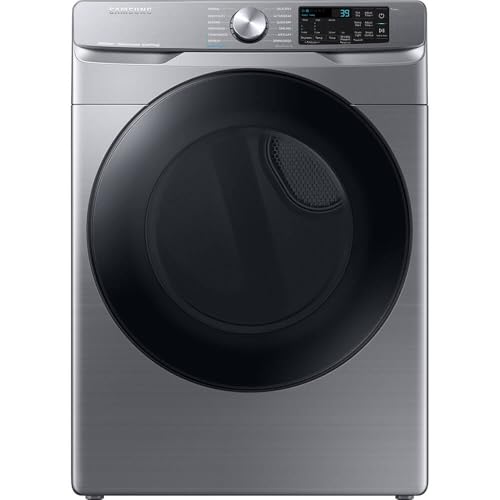 Samsung DVE45B6300P 7.5 Cu. Ft. Electric Steam Dryer - Platinum
