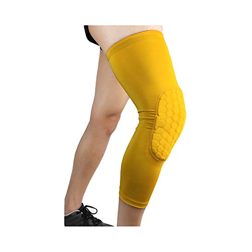 Genouillère rotulienne BaronHong XL jaune manchon sport basketball soccer