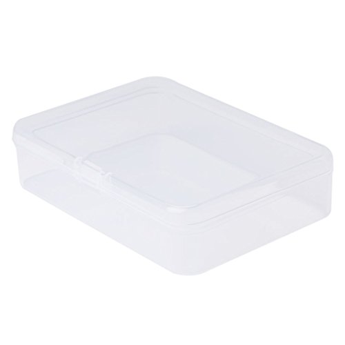 Rectangular Clear Transparent Storage Box Collection Container