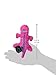 goDog Just For Me Gators Squeaky Plush Dog Toy, Chew Guard Technology - Pink, Mini