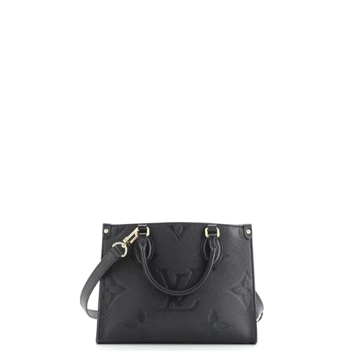 Pre-Loved OnTheGo Tote Monogram Empreinte Giant PM, Black3