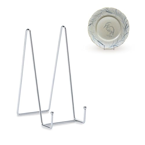 Hoewina 5 Pack 8 Inch Plate Stands for Display, Plate Holder Display Stand