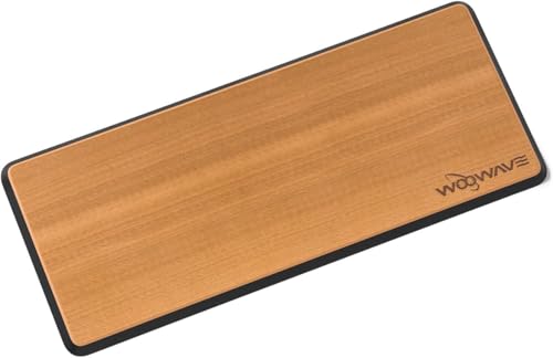 WOOWAVE EVA Helm Station Pad with Adhesive Backing Non Slip Boat Standing Mat 13mm Foam Boat Helm Pad for RV Sea Deck 36 inches X 16 inches Teak