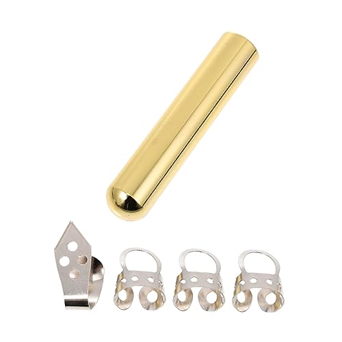 HEMOTON Guitar Metal Slide Bar Stainless Steel Guitar Accessory Electric Slide Stick Metal Supply