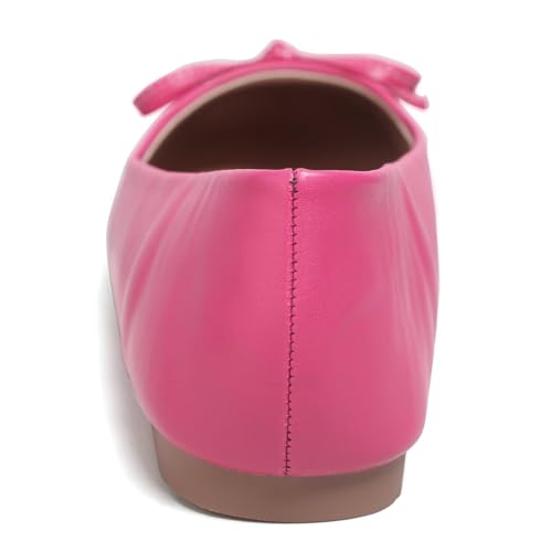 Image of Dear Time Women's Casual Foldable Ballet Flats Square Toe Ballerina Flats Shoes Comfortable