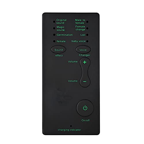 Mini Sound Changer, Portable Sound Card Audio Card Sound Changer with 4 Sound Effects 4 Voice Changes for Live Streaming Online Chatting