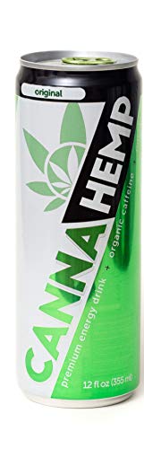 CANNA HEMP Premium 12oz Carbonated Energy Drink - Naturally Flavored, Organic Energy, Hemp