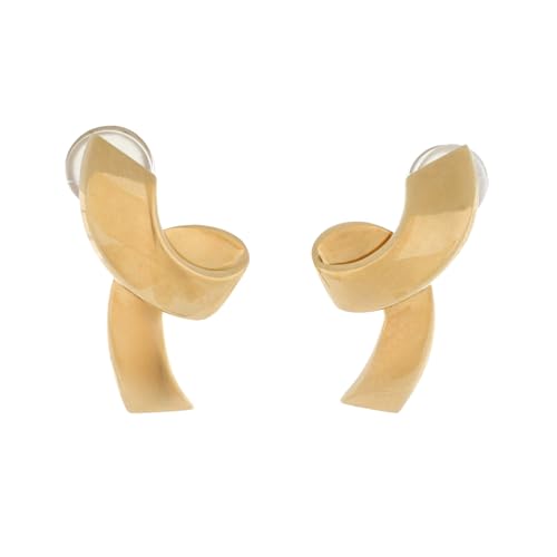 Tiffany & Co., Pre-Loved Paloma Picasso Ribbon Earrings 18K Yellow Gold Large, Yellow Gold