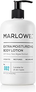MARLOWE. 002 Extra Moisturizing Body Lotion 15 oz | Daily Lotion for Dry Skin for Men and Women | Light Fresh Scent | Includes Natural Extracts