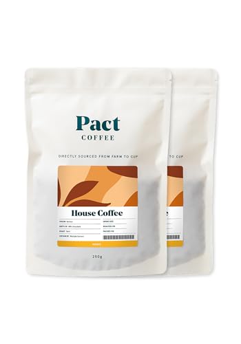 Pact House Coffee, Dark & Rich Roast (500g) - Coarse Grind - Freshly Roasted in Surrey
