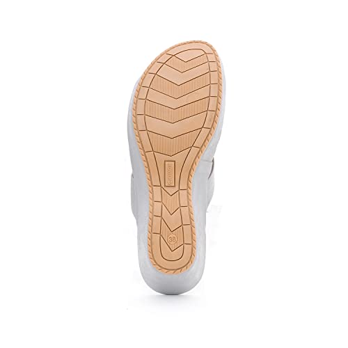 Image of Sharon Khadim's Wedge Heel Mule Slip On Sandal for Women