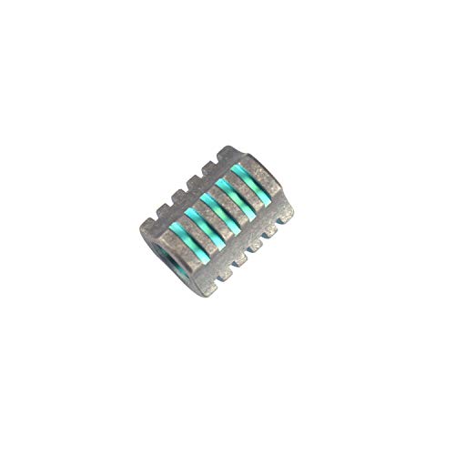 TITANER Arc Ring Style Titanium Lanyard Bead Knife Beads for 550 Paracord (Teal Anodized & Stonewash)