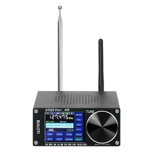 ATS25pro+ AIR Radio Portable AM FM, Bluetooth WiFi Radio AIR Band, FM SW SSB MW LW AIR SDR Aviation...