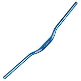 MIGHTDUTY Fahrrad Lenker Aluminiumlegierung Lenker Riser Bar für Rennrad MTB Mountainbike 31.8MM*760MM (Blau)