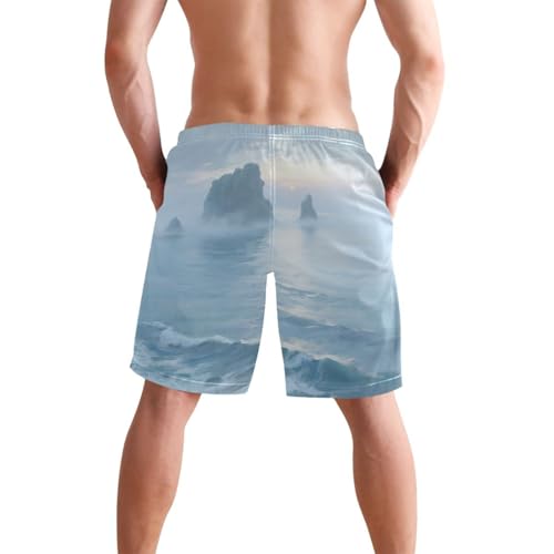 Men's Ocean Swim Trunks Shorts Swimwear Beach Board Short Bathing Suits 23029642