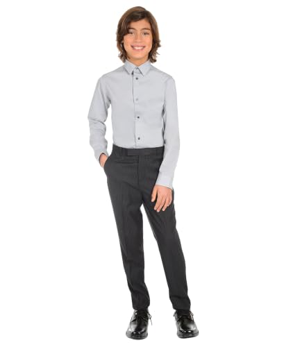 Image of Calvin Klein Boy's Sateen Shirt (Little Kids)