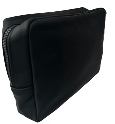 Valentino Black Large Zip Clutch