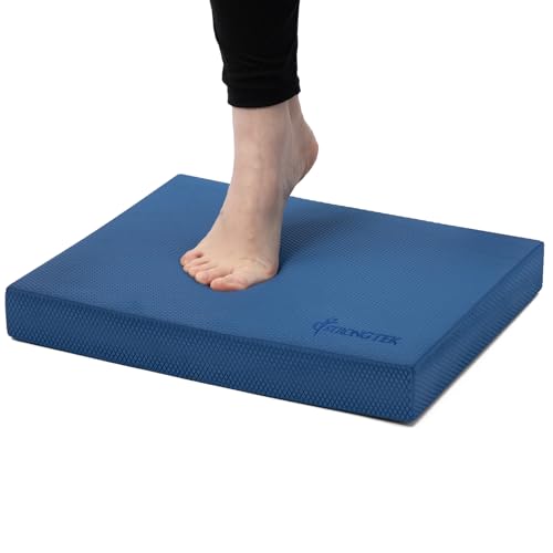 StrongTek Professional Foam Exercise Balance Pad - 15.8' x 13' x 2', High-Density TPE Foam Knee Pad...