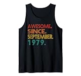 Photo Gallery awesome since september 1979 men women anniversary birthday canotta Photo Gallery awesome since september 1979 men women anniversary birthday canotta