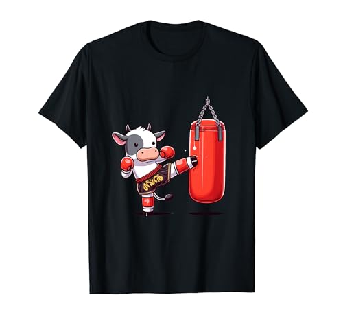 Muay Thai Cow | Boxeo tailandés para niños, Muay Thai y Kickboxing Camiseta