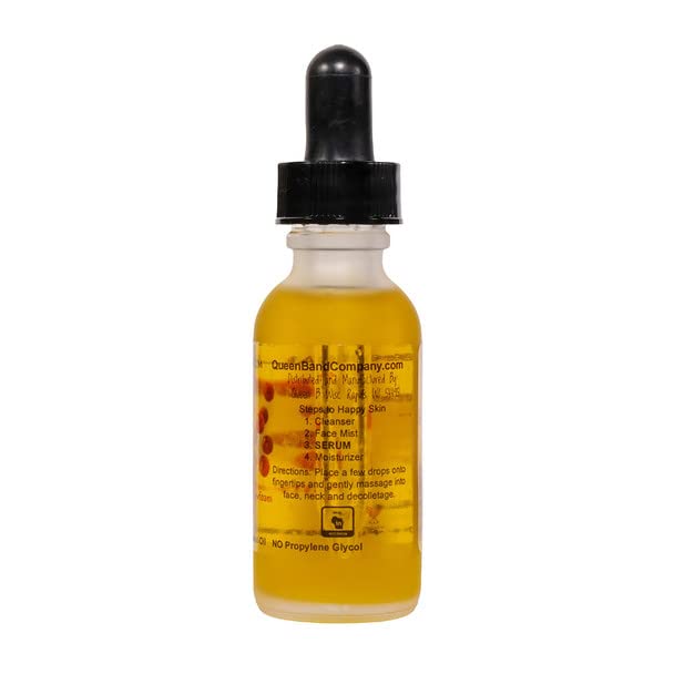 Queen B Cran Serum Firming Toning Natural Face Serum with Vitamin C 1oz
