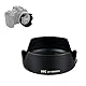 JJC-Kamera-Gegenlichtblende Kompatibel mit Canon RF 50 mm F1,8 STM-Objektiv Ziel + EOS R R5 R6 RP Ra, ersetzt Original Canon ES-65B Gegenlichtblende