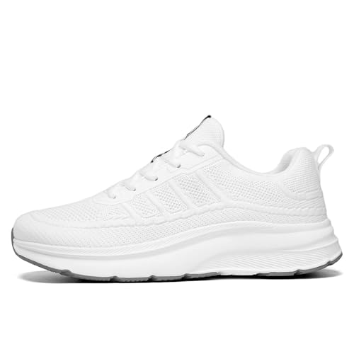 Image of KDN Men's Wide Toe Box Shoes Cushioned Road Running Shoes Non Slip Mens Walking Sneakers for Wide Feet Comfortable Athletic Gym Workout Shoes Wide Width