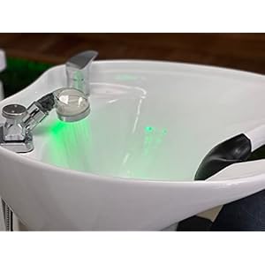 Socila Professional LED Shower Head: Auto Color Changing, High Pressure, and Water Filtration for Shampoo Bowl”