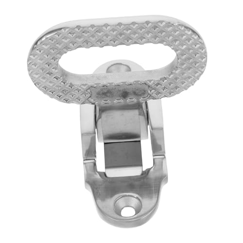 TOYANDONA Pedal de Acero Inoxidable Antideslizante para Escalera Vehículo Escalón Ajustable para Remolques y Camiones Acceso Seguro para Contenedores y Autocaravanas
