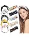 10Pcs Women Head Band,Girls Headwraps Hair Bands, Boho Headbands for Women,Bohemian Floral Style, Vintage Flower Printed Elastic Head Wrap Twisted Hair Accessories