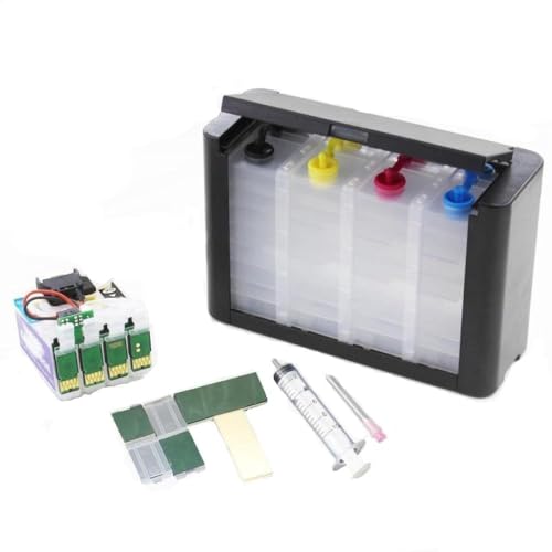 Secunda Mano 603XL 603 Sistema de Tinta CISS vacío con Chip ARC Compatible con WF-2810 WF-2830 WF-2835 WF-2850 WF-2820 WF-2840 XP-4155 XP4150 XP3155 Printers