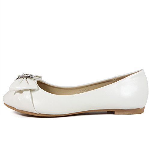 Adorababy Toddler Little Girls Dress Ballet Bow Flat Shoes2