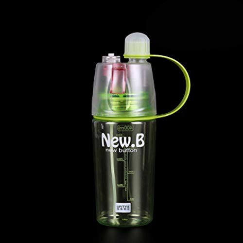 Ciclismo garrafa de água portátil Bebida Chaleira Esporte Plastic Hidratante Cup, Verde, 400ml