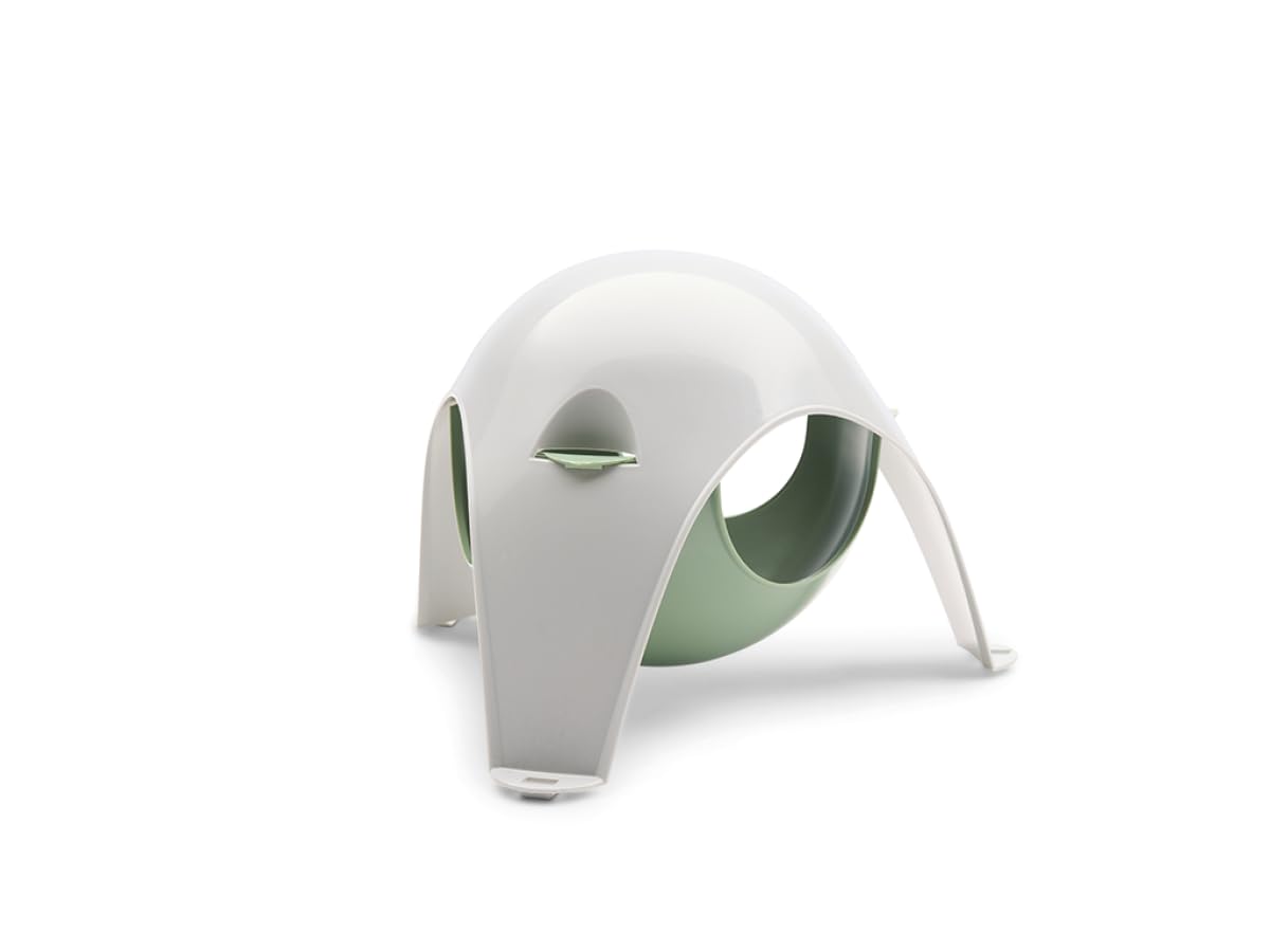Maison Lapin - Cage Rongeur - Savic Sputnik XL - cachette pour Petits Animaux - Vert - pour Hamsters et Rats - Dimensions 29 x 26 x 19 cm
