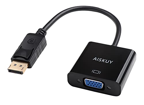 Adaptador Displayport a VGA macho a hembra convertidor para PC y monitor