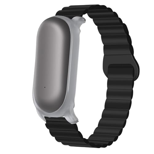 Lamshaw Compatible with Plaud NotePin Bands, Silicone Sport Strap Watchband Compatible for Plaud NotePin Voice Recorder (Black)