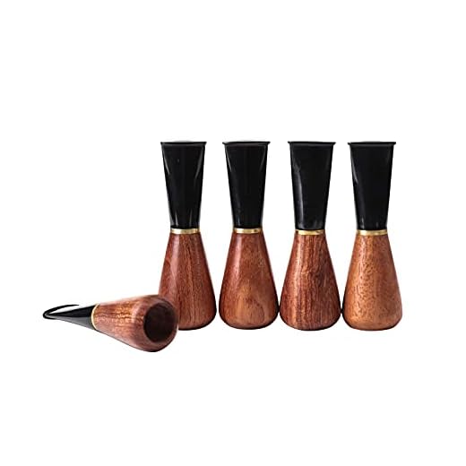 MUXIANG Soporte para boquilla de cigarro TIP 5 tamaños para hombres y mujeres Soporte de cigarros de madera 9mm Filtro de papel B Forma BE0152-505G