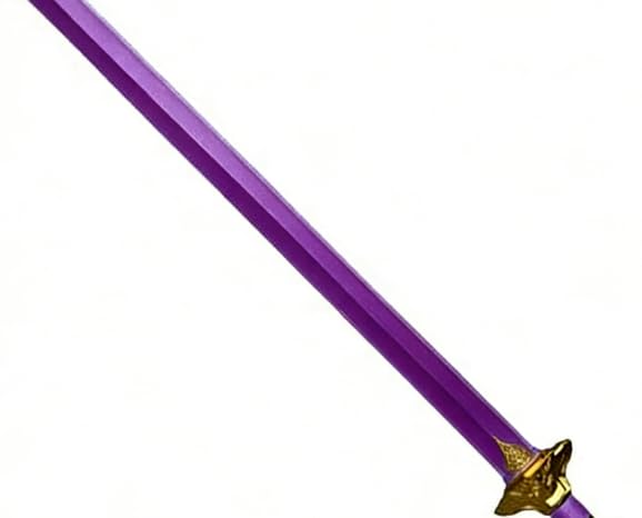Épée Rumii K Pop 46 Cm – Accessoire Cosplay Anime, Déguisement Halloween, Argentée, Pour Collectionneurs