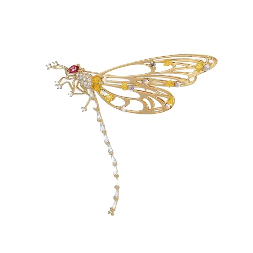 Image of Animal Brooches for Women Gold-Plated Panda /Bee /Snake /Elephant Pearl Brooch Lapel Pin Rhinestone Animals Brooch Jewelry for Mom Wife
