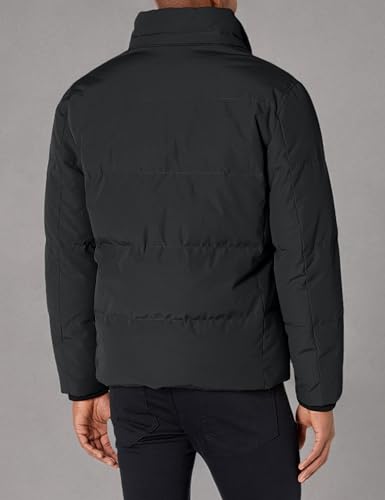 Cole Haan Men's Short Down Parka with Hooded Down Coat4