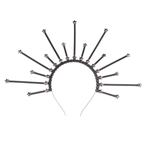 Diadema para fiesta, elegante, para disfraz de despedida de soltera, diadema femenina VirginMary Hairhoop
