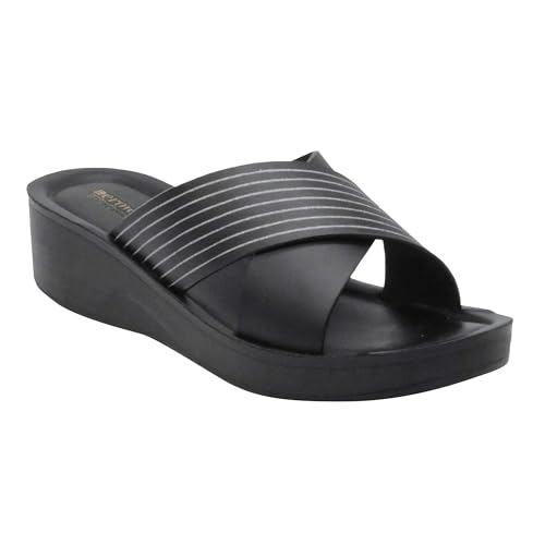 Image of AEROWALK Stylish Fashion Sandal for Women | Comfortable| Lightweight | Anti Skid | Casual Office Footwear (AT28)