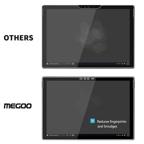 Megoo Screen Protector for Surface Book 2 13.5 inch, Tempered Glass/Easy installation/Scratch resistant, Compatible for Microsoft Surface Book 1/2