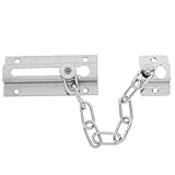 Hemobllo Türkettenschloss Edelstahl Türsicherung mit Schrauben Diebstahlsicherung für Innentüren und Haustüren Sicherheitskette für Haustierschutz für Fenster und Schränke