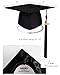 GraduatePro Matte Graduation Cap and Gown 2025 Set Bulk with Tassel for High School & College Black 48