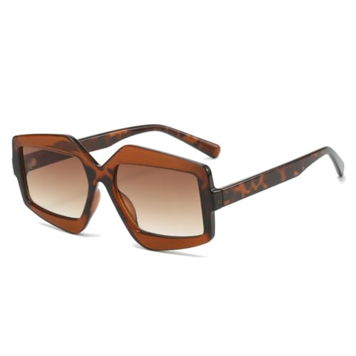 HMRGLMIE-Sunglasses Women Men Colorful Lens PC Frame Resin Metal Hinge Vintage Eyewear UV400