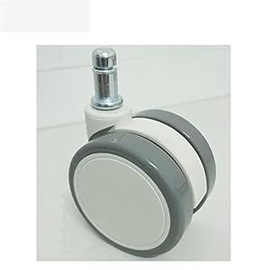 Sdvuahuj 2,5 Zoll Weiße Medizinische Palettenräder 2 Stück