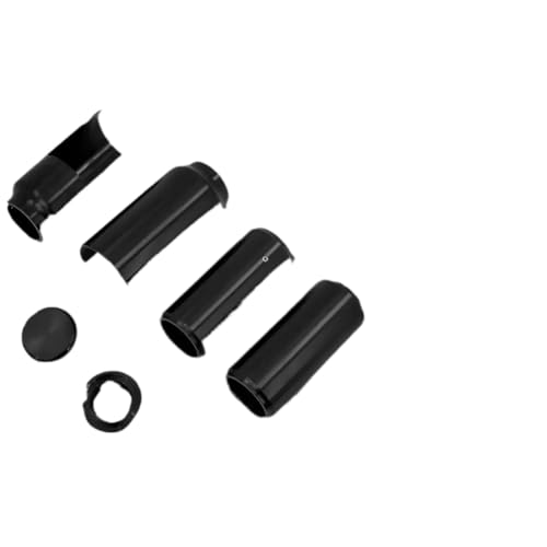 Tube de protection d'amortisseur alu noir haut de gamme Softail FXBRS