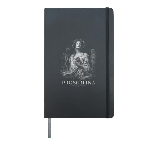 Proserpina Roman Underworld Dark Mythology Hardcover Journal, Black